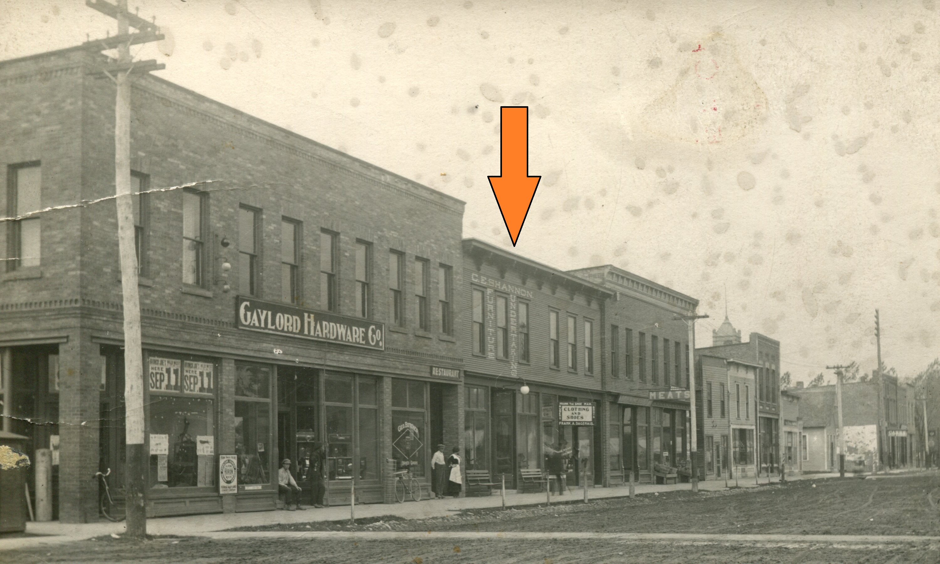 Claude Shannon Walking Tour - Gaylord, Michigan - Clio
